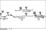 MTS Heitgaasitoru (summutitoru) 01.41980
