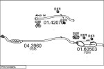 MTS Heitgaasitoru (summutitoru) 01.42070