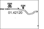 MTS Heitgaasitoru (summutitoru) 01.42120