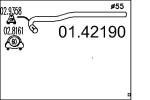 MTS Heitgaasitoru (summutitoru) 01.42190