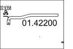 MTS Heitgaasitoru (summutitoru) 01.42200