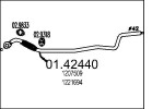 MTS Heitgaasitoru (summutitoru) 01.42440