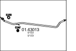 MTS Heitgaasitoru (summutitoru) 01.43013