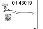 MTS Heitgaasitoru (summutitoru) 01.43019