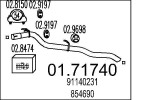 MTS Heitgaasitoru (summutitoru) 01.71740