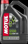 104083 4L mootoriõli MOTUL 5100 4T 15W50 poolsünt 4 litr