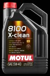 Täissünteetiline mootoriõli Motul 8100 x-clean 5w40 5L