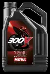 104121 4L mootoriõli MOTUL 300 V 4T FACTORY LINE 10W40 100% täissünt 4 L