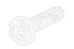 OE VW N   107 002 01 / bolt, valve cover (camshaft), m6, length: 22mm, fits: vw