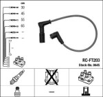 NGK süütejuhtmed / Süütesüsteemikomplekt 0645