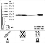 NGK  Süütesüsteemikomplekt 7800
