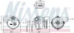 NISSENS  Lisaveepump (jahutusvee ringlussüsteem) 12V 832169