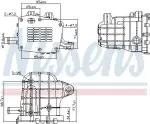 NISSENS  Radiaator,heitgaaside tagasijooks ** FIRST FIT ** 989481