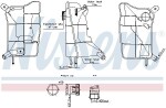 NISSENS Paisupaak,  jahutusvedelik ** FIRST FIT ** 1,  4l 996304
