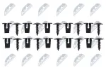 NTY tüüblite komplekt (Kinnitusklipid),  kere EZC-WW-761