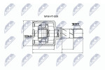 NTY Veovõlli ots (Liigendlaager) NPW-FT-009