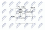 NTY Veovõlli ots (Liigendlaager) NPW-MS-010