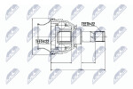 NTY Veovõlli ots (Liigendlaager) NPW-PL-026