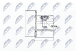 NTY Veovõlli ots (Liigendlaager) NPW-WW-018