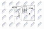 NTY Veovõlli ots (Liigendlaager) NPZ-AU-051