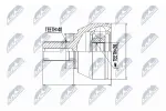 NTY Veovõlli ots (Liigendlaager) NPZ-FR-040
