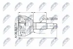 NTY Veovõlli ots (Liigendlaager) NPZ-NS-078