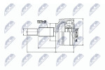 NTY Veovõlli ots (Liigendlaager) NPZ-RE-002