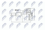 NTY Veovõlli ots (Liigendlaager) NPZ-RE-030