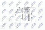 NTY Veovõlli ots (Liigendlaager) NPZ-WW-037