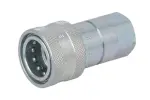 FASTER NV 14 GAS F / hydraulic connection socket, connection size: 1/4inch 1/4inch bspp 15i/min iso stardard: 1179-1