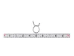 klamber metal W1list, lint, traat, iselukustuv , läbimõõt max. 10,4mm, diameeter 9,8-10,4 mm, Materjal: metal W1