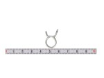 klamber metal W1list, lint, traat, iselukustuv , läbimõõt max. 12,3mm, diameeter 11,6-12,3 mm, Materjal: metal W1