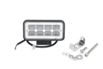 Work light (LED, 9/36V, 12W, 1136lm, length: 128mm, height: 89,2mm, depth: 47,5mm, 2 generation; rectangular; RFT technology)