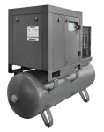 kompressor SRUBOWY - 7,5 KM - 750 L/MIN - 10 BAR - 400V - FALOWNIK - OSUSZACZ 300 L 