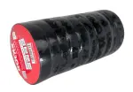 teip elektriisolatsiooni, must 0,13 MM X 12 MM X 10 M 1tk