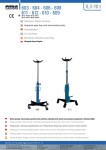 OMA OMA 603 / gearbox jack, lifting capacity: 300kg, mobile