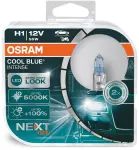 12v h1 pirn 55w +100% 5000k cool blue intense hcb 2tk osram