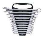 11-osaline S.A.E. lehtsilmusvõtmete komplekt 1/4”-7/8”