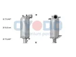 Oyodo Tahmafilter /  DPF filter (kübemefilter) 20N0041-OYO