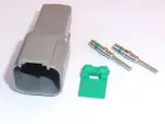 Pistik, pesa Deutsch 2pin EMA kompl