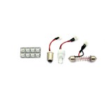 LED valgusti  8 ledi 15,6X31mm, 3X adapter 12V