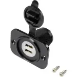 USB pistik 2-ne 12/24V, 5V, 2,1A