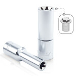TOPTUL Padrun 1/2" E-TORX, sügav, pikkus: 77mm, 1/2", E12mm