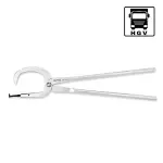Pliers for spring removal and installation, intended use: brake shoes