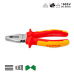плоскогубцы универсальные, тип: VDE, длина: 178 мм.