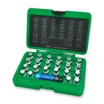 Sockets set, номер of tools: 23pcs, for VAG wheel bolts protection elements