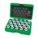 Sockets set, номер of tools: 20pcs, for VAG wheel bolts protection elements