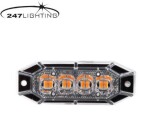 pinnapealne 8LED kollane ECE65 12/24V IP69K