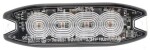 pinnapealne 4LED kollane ECE65 12/24V IP67
