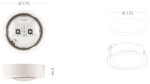 Turvavalgustid LED Turvavalgusti iTech M2 302 MST 6,4W 270LM 3h